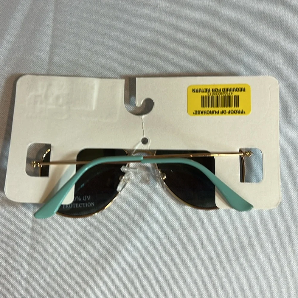 NEW GB Girls Aviator Sunglasses with Multicolor Lenses